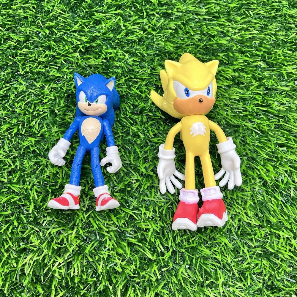 Sonic The Hedgehog Jakks & Super Sonic Collectible Action Figure 5-4 inch Loose - Picture 3 of 6